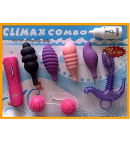 Pretty Love 6 Çeşit Titreşimli Vibratör Set  Plug Mastürbatör