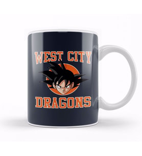 Dragon Ball Z West City Dragons Kupa Bardak Porselen