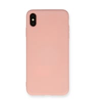 Apple İphone Xs Max Kılıf Nano İçi Kadife Silikon - Pembe