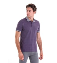 Hatemoğlu Mürdüm ST BARLOW Polo Yaka 112310 Muline Suprem T-Shirt