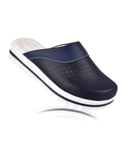 FootFlex Ortopedik Sabo Klasik Hastane Doktor Hemşire Terliği (Lacivert)