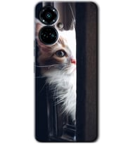 Tecno Camon 19 Pro Kılıf HD Desen Baskılı Kılıf - Kedi Bakışı