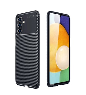 Samsung Galaxy A36 Kılıf Auto Focus Karbon Kapak - Siyah
