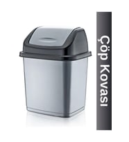 Sağlam 5.5 Lt. Çok Amaçlı Çöp Kovası, Ofis, Mutfak ve Banyo İçin Ideal