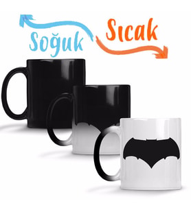 Batman Sihirli Kupa Bardak Porselen