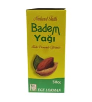 Ege Lokman Naturel Tatlı Badem Yağı Huile De Amande Oil 50CC