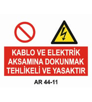 İŞ GÜVENLİĞİ UYARI LEVHASI 1 ADET PVC 21 X 29CM