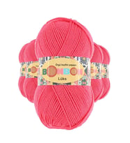 Northcity Lüks Patik İpi Yünü Mercan 98299 - 5'li Bonbon Set