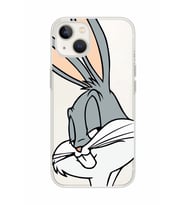 Iphone 14 Plus Uyumlu Bugs Bunny Desenli Şeffaf Telefon Kılıfı