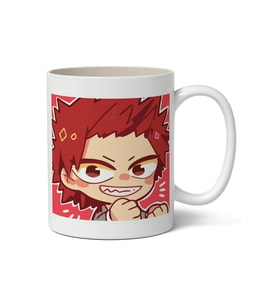 My Hero Academia Kirishima Temalı Baskılı Beyaz Kupa Bardak