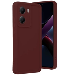 Poco X7 Pro Viera Silikon - Bordo