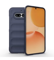 Lexroo Nothing Phone 4A Kılıf Esnek TPU Oyuklu Arka Yüzey Tasarımlı Etnik Silikon Kılıf - Lacivert