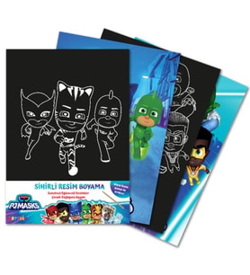 Pjmasks Sihirli Boyama – Ahşap Kalem Hediyeli