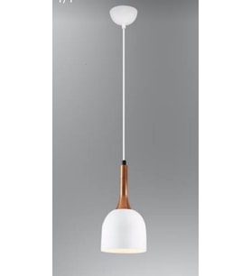 RİOLİGHT MODERN BEYAZ TEKLİ METAL SARKIT AVİZE