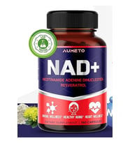 AUMETO NAD+ 350mg with Trans-Resveratrol, Quercetin Rhodiola – Cellular Energy, Healthy Aging Heart Wellness – 150 Capsul. Usa Amazon Best Seller.42.