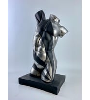 Tors 'Silver Rise' Dekoratif Heykel, Pop Art Roma Yunan Heykelleri