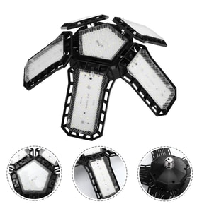 Ayt Ledx Ayarlanabilir Açılı 5 Kanatlı 148 Smd Ledli Galaxy Projektör Işığı 60W 6600 Lumen E27 Duy Ampul 32Cm Çap