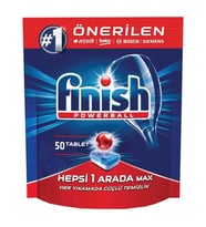 Finish Hepsi Bir Arada Max Bulaşık Makinesi Deterjanı 50 Tablet
