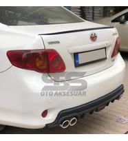Toyota Corolla 2006-2012 Bagaj Üstü Slim Spoiler Piano Black Parlak Siyah