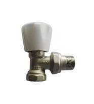 Köşe Radyatör Vana 1/2" 2'li Paket (hafif Tip) (havlupan Kalorifer Petek)