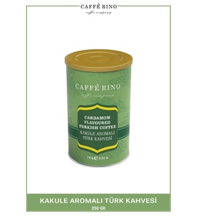 Kakuleli Türk Kahvesi 250gr Teneke Caffe Rino