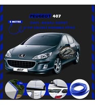Peugeot 407 Oto Araç Kapı Koruma Fitili 5metre Parlak Mavi Renk