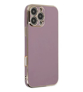 Newface Apple iPhone 16 Pro Kılıf Volet Silikon - Mor