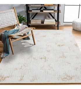 Makine Kaymaz Yıkanabilir Krem Geometrik Triko Salon Halısı Mutfak Halısı Koridor Halısı Yolluk 17310K