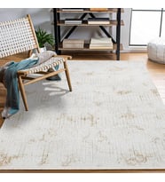 Makine Kaymaz Yıkanabilir Krem Geometrik Triko Salon Halısı Mutfak Halısı Koridor Halısı Yolluk 17310K