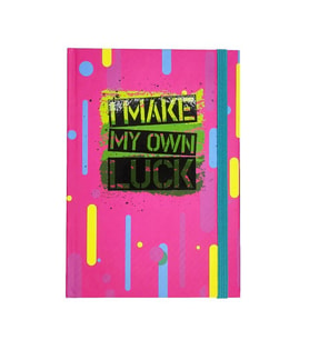 Lastikli Defter A5 Not Defteri Tarihsiz Ajanda - Luck