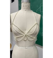 İnci Detaylı Bralet, İncili Vücut Aksesuarı