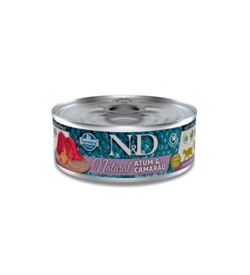 ND Natural Tuna ve Karidesli Yetişkin Kedi Konservesi 80gr