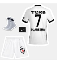 Quaresma-7 Bêşiktaş 26-27 Yeni Sezon Çocuk Futbol Forması - 4'lü Set