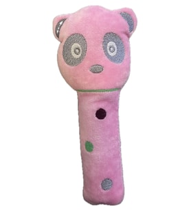 Bebekler İçin Pembe Peluş Panda Vikvik Oyuncak