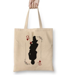 Evil Queen Queen of Hearts Bez Çanta Uzun Saplı
