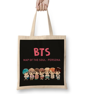 Kpop Bts Chibi Map Of The Soul Persona 01 Bez Çanta Uzun Saplı
