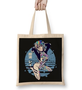 Anime Rei Ayanami Bez Çanta Uzun Saplı