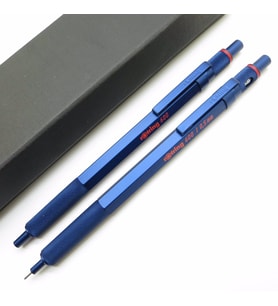 Rotring 600 Mavi 0.5mm + Tükenmez Kalem Seti  İsme Özel Kalem (Karışık)