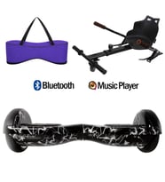 Citymate Elektrikli Kaykay Hoverboard Akıllı Denge 6.5 Inch + HoverKart + Çanta EXTREM PAKET D02