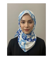 Parlak Royan Eşarp Beyaz Krem