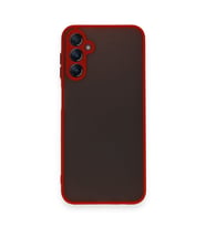 Galaxy A25 5G Kılıf Montreal Silikon Kapak - Kırmızı