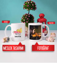 Müzik Öğretmeni Kupa Bardak Fotoğraflı