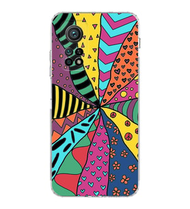 PrintiFy Xiaomi Mi 10 T Pro ile Uyumlu Retro Color 4  Kamera Korumalı Şeffaf  Kılıf