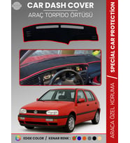 VOLKSWAGEN GOLF 3 MK3 (1991-1998) Torpido Örtüsü Panel Halısı Torpido Koruma Tam Uyum UV Koruma