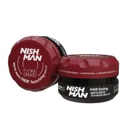 NISHMAN M3 Saç Şekillendirici Mess-Up / Orta Sert Mat Wax / İnce Telli Saçlara Yönelik 100 ML