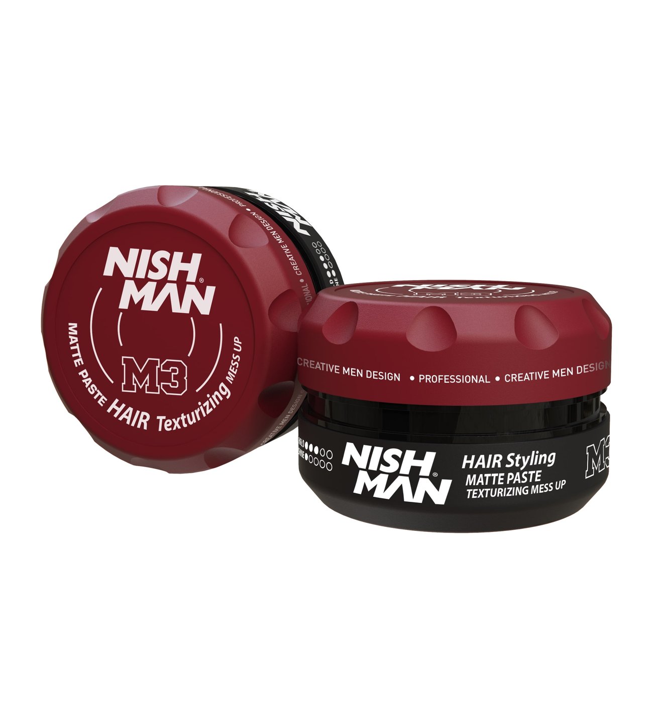 NISHMAN M3 Saç Şekillendirici Mess-Up / Orta Sert Mat Wax / İnce