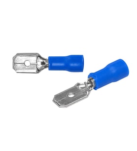 Powermaster PM-39061 1,5-2,5Mm2 Kesit 22X6x6mm Soket Mavi İzoleli Kablo Pabucu (100'Lü Paket)