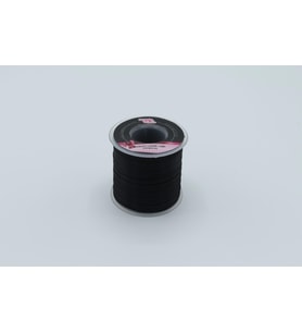 Gül Saten Kurdele Siyah 3.5MM