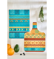 2'li Cam Kesme Tahtası Seti, Isıya Dayanıklı, 25x35, Şık ve Kullanışlı