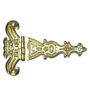Northcity Dekoratif Sac Tek Kuyruklu Menteşe - 69x102mm Büyük Sarı Kapı Menteşesi